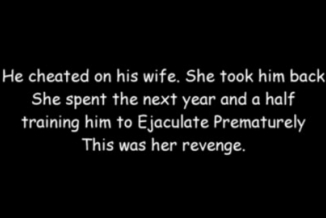 PREMATURE HUSBAND A WIFES REVENGE